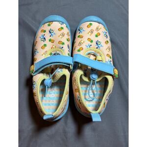 Bluey Toddler Water Shoes Aqua Swim Shoes Pineapple Print Velcro Strap Kids
